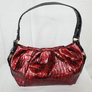 Vera Wang Red Leather Purse